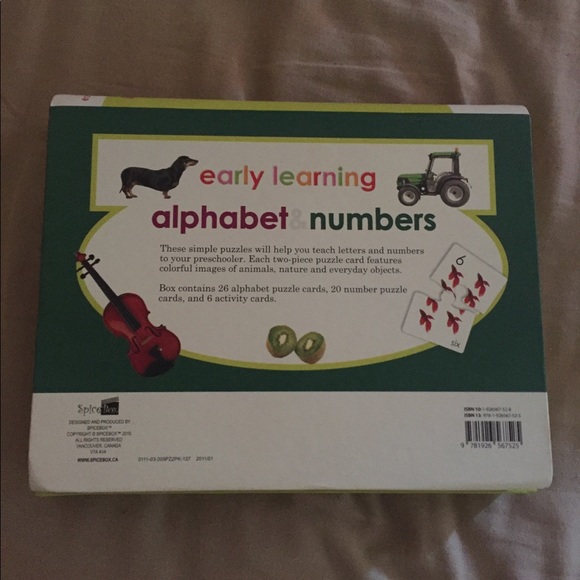 Alphabet & Numbers Puzzles Box - Picture 2 of 5